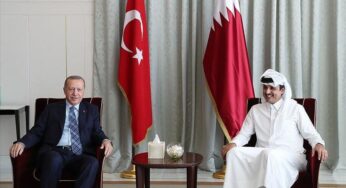 Turkish President, Emir of Qatar Meet in Doha
