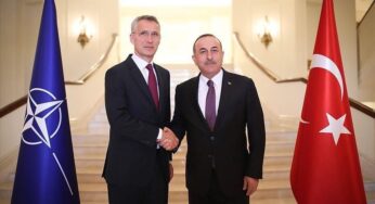 Turkey’s Foreign Minister, NATO Chief Talk Eastern Mediterranean