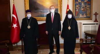 President Erdogan meets Armenian patriarch in Istanbul