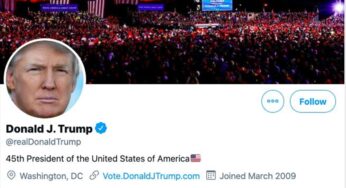 Twitter locks Trump’s account for 12 hours over posts