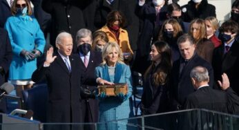 Biden sworn-in to office