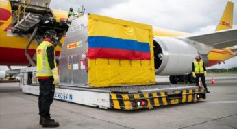 Colombia’s first shipment of COVID-19 vaccines arrive