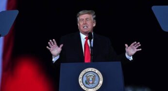 Trump slams Biden’s first month, rules out new party