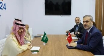 Turkish, Saudi foreign ministers discuss Gaza