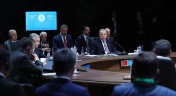Turkish President Erdogan meets leaders of countries in Hungary ahead of Turkic summit